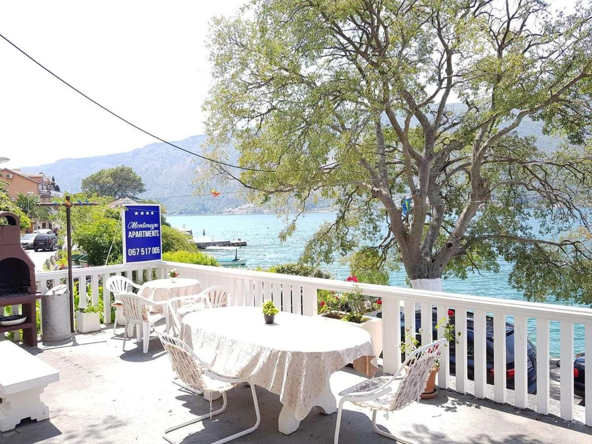 Montenegro Apartments - Private Beach Котор Экстерьер фото